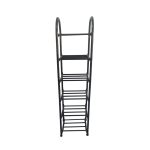 جا کفشی لوله ای آپارتمانی ۶ طبقه مشکی