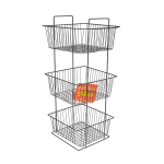 جا پیازی سه طبقه مشکی