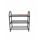 جا کفشی لوله ای سه طبقه مشکی