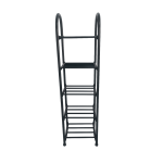 جا کفشی لوله ای  آپارتمانی ۵ طبقه مشکی